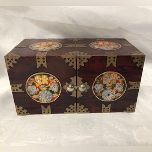 Asian Mother of Pearl inlay Jewelry box